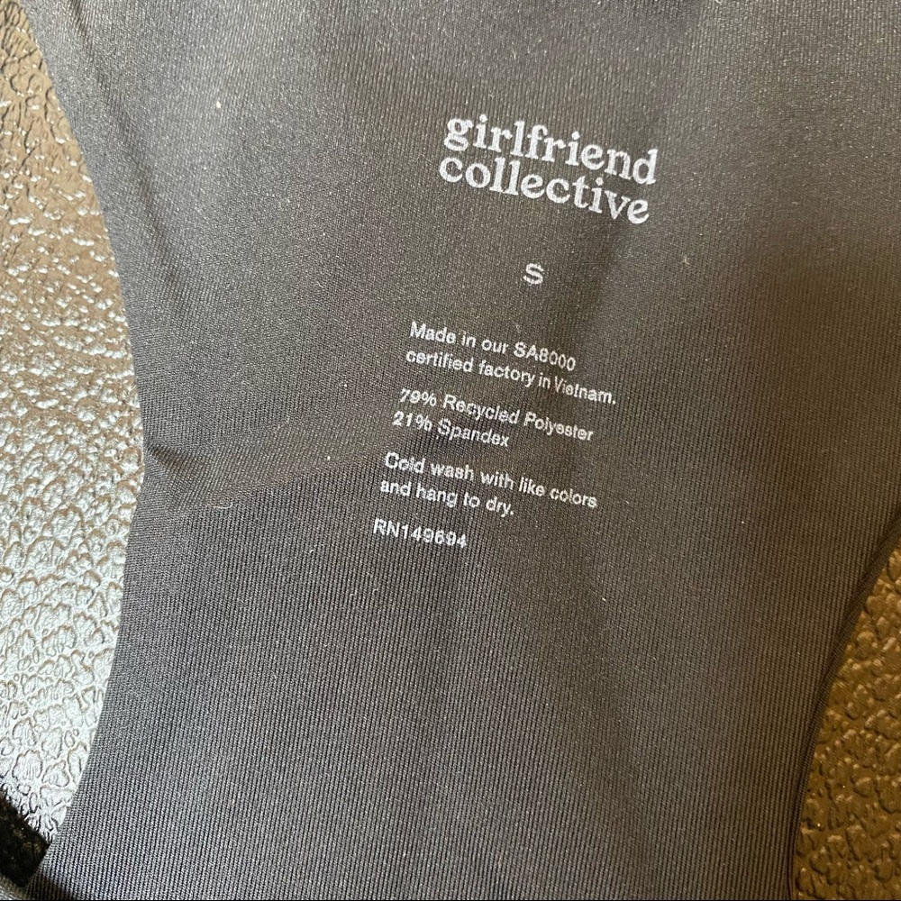 GIRLFRIEND COLLECTIVE black Paloma racerback sports bra S NEW - Picture 8 of 13